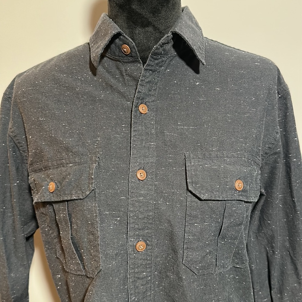 J Crew Charcoal Long Sleeve Shirt - Size M
